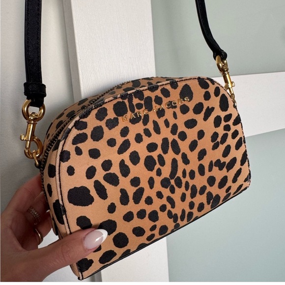 Marc Jacobs Handbags - Marc Jacobs Playback Crossbody  bag in a Tan and Black Animal Print.
